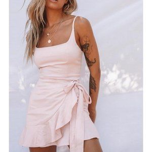 Princess Polly Baby Pink Cottage Hill Mini Dress Sz 6